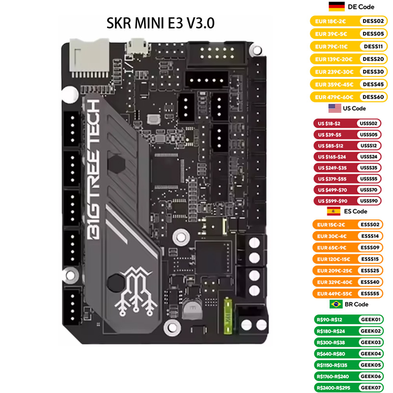 Laser Controller Board - BIGTREETECH SKR 미니 E3 V3.0 3D