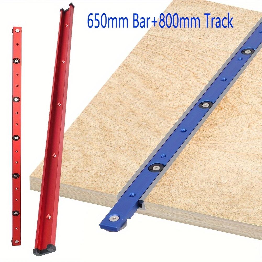 Aluminum T-Slot Profile - T-트랙 및 650mm 마이터 바 슬라이더,