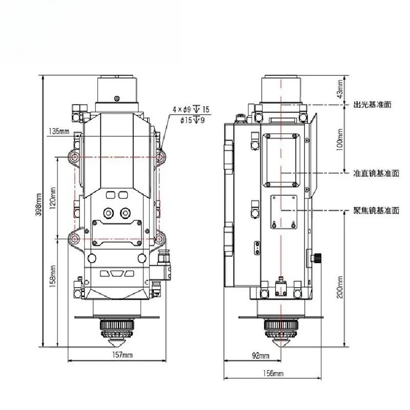 핫 8KW 8000W LCM08B 지능형 자동 초점 금 - Metal Laser Cutter Head 리뷰 및 가격