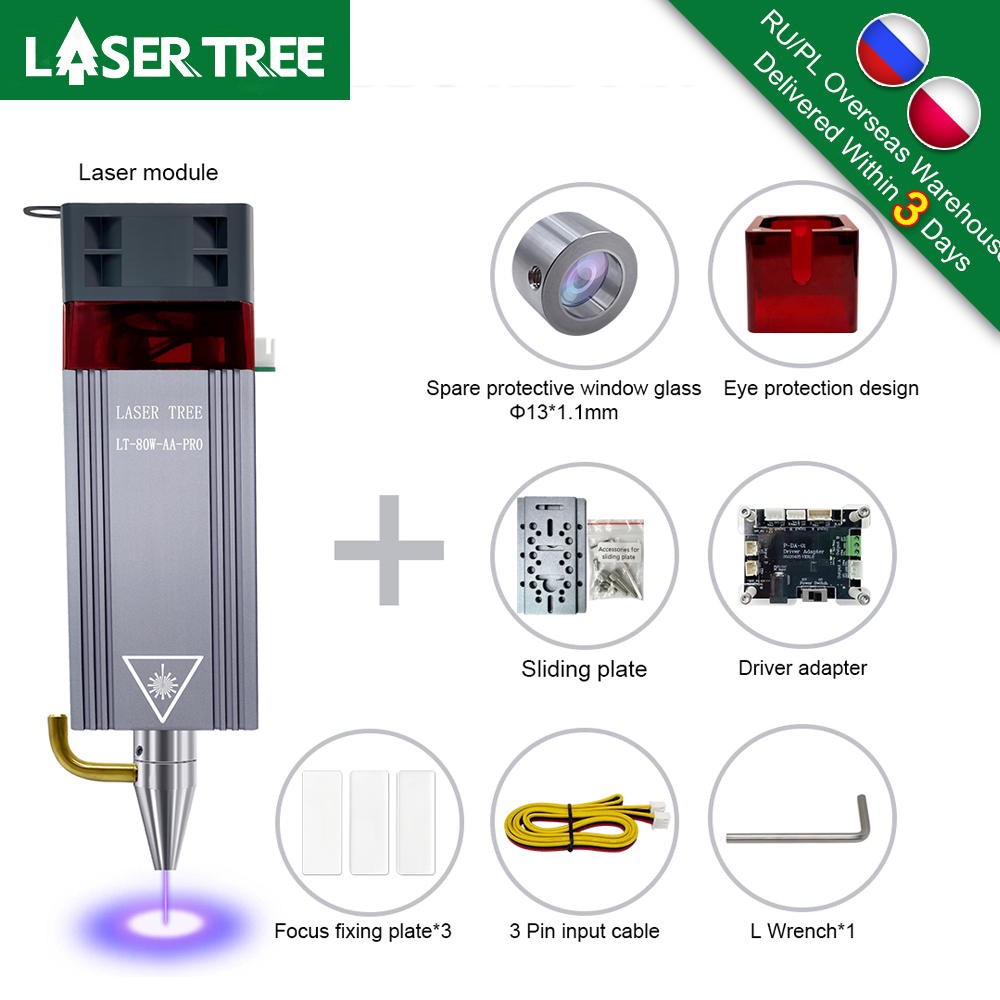 레이저 트리 20W 10W 5W 광 파워 레이저 헤드  - Metal Laser Cutter Head 리뷰 및 가격