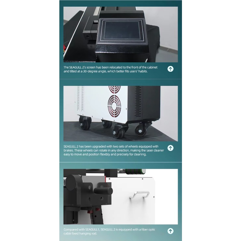 휴대용 펄스 광섬유 300W 레이저 클리닝 머신 금속, - Industrial Laser For Cleaning 리뷰 및 가격