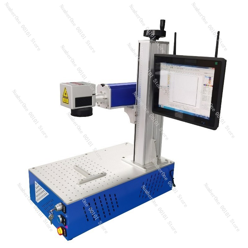 데스크탑 광섬유 레이저 마킹기, 소형 휴대용 금속 조각 - Industrial Laser Engraving Machine For Metal 리뷰 및 가격